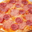16 Pizza Rindersalami und Putenschinken